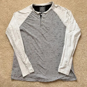 Company 81 Qualityy Dry goods Men's Size XL long sleeve white and gray